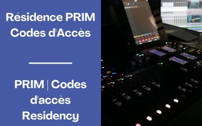 PRIM | CODES D’ACCÈS Residency